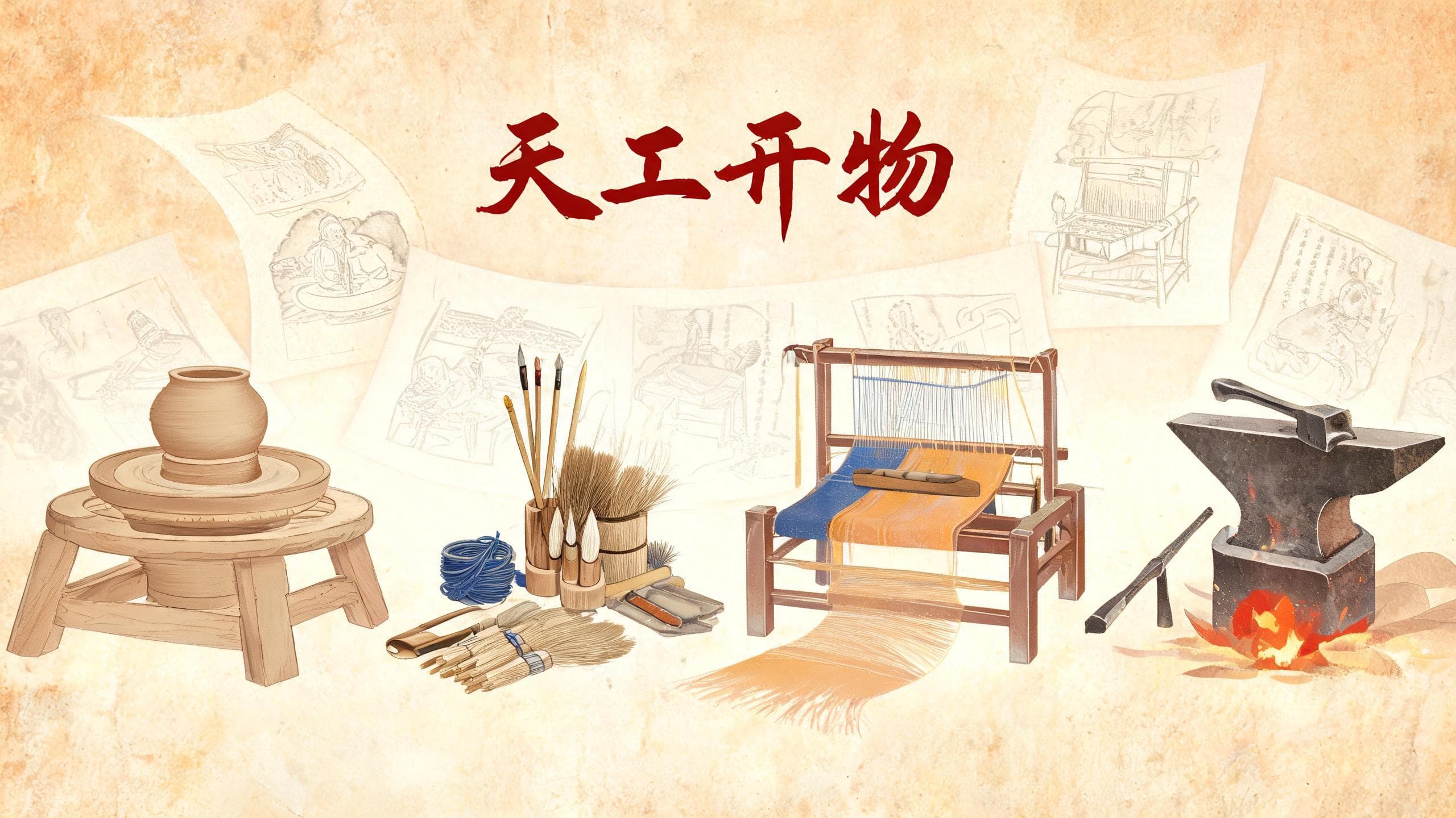 天工开物：百工技艺场景